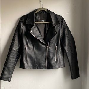 Moto Faux Leather Jacket